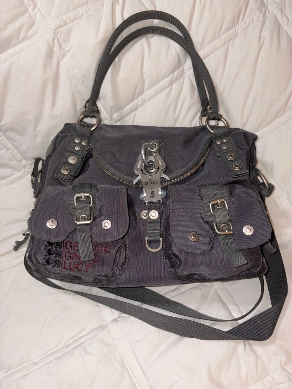 Vintage George Gina & Lucy Daisy saddle bag View 2